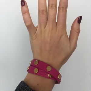 Tory Burch wrap around bracelet! Pink.